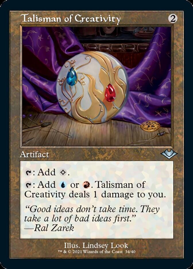 Talisman of Creativity (Retro) [Modern Horizons] MTG Single Magic: The Gathering  | Multizone: Comics And Games