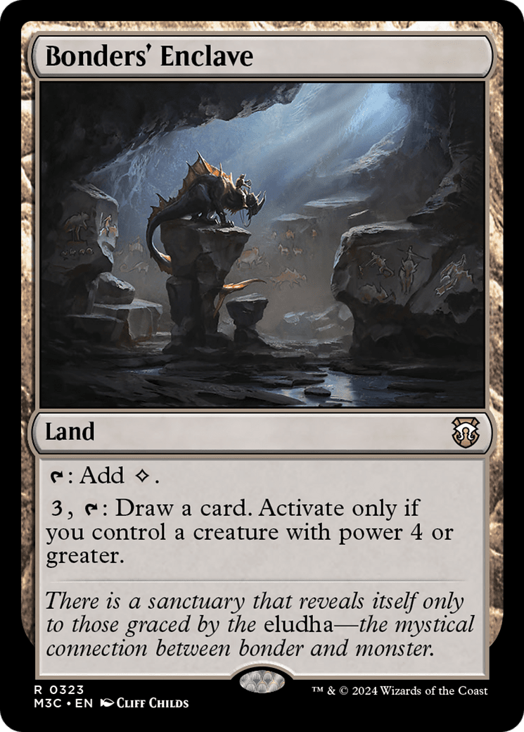 Bonders' Enclave (Ripple Foil) [Modern Horizons 3 Commander] MTG Single Magic: The Gathering  | Multizone: Comics And Games