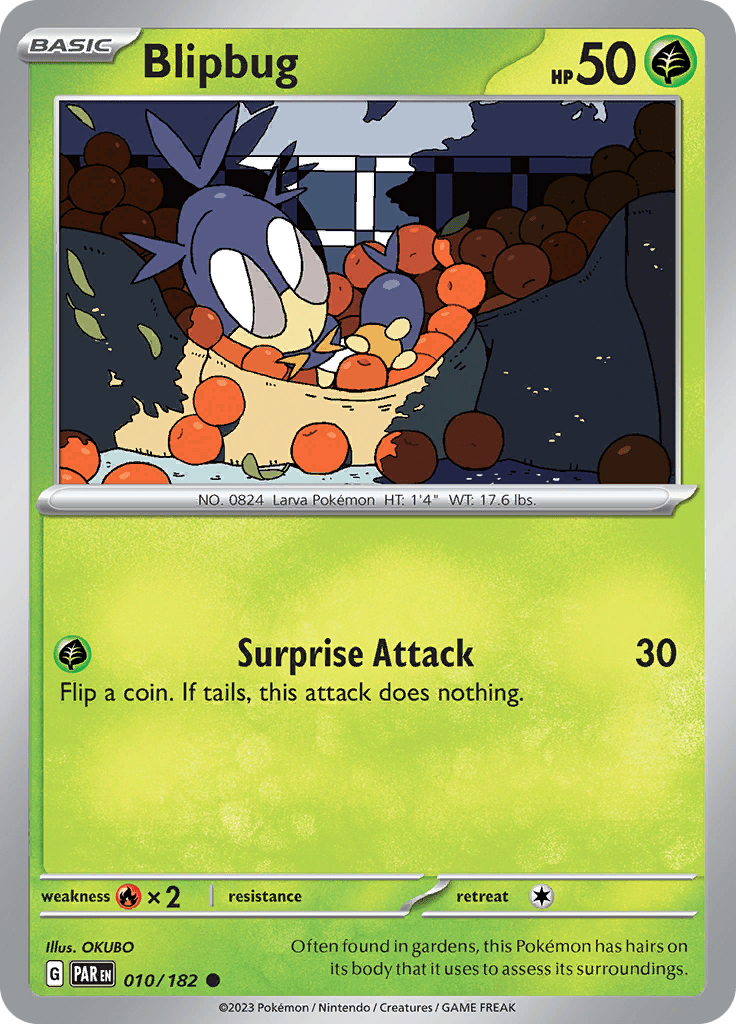 Blipbug (010/182) [Scarlet & Violet: Paradox Rift] Pokemon Single Pokémon  | Multizone: Comics And Games