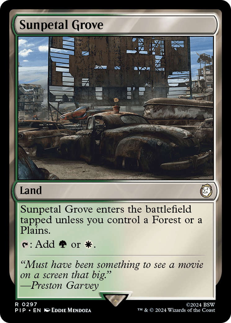 Sunpetal Grove [Fallout] MTG Single Magic: The Gathering  | Multizone: Comics And Games