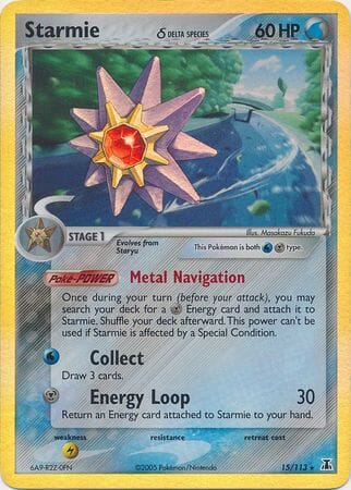 Starmie (15/113) (Delta Species) (Stamped) [EX: Delta Species] Pokemon Single Pokémon  | Multizone: Comics And Games