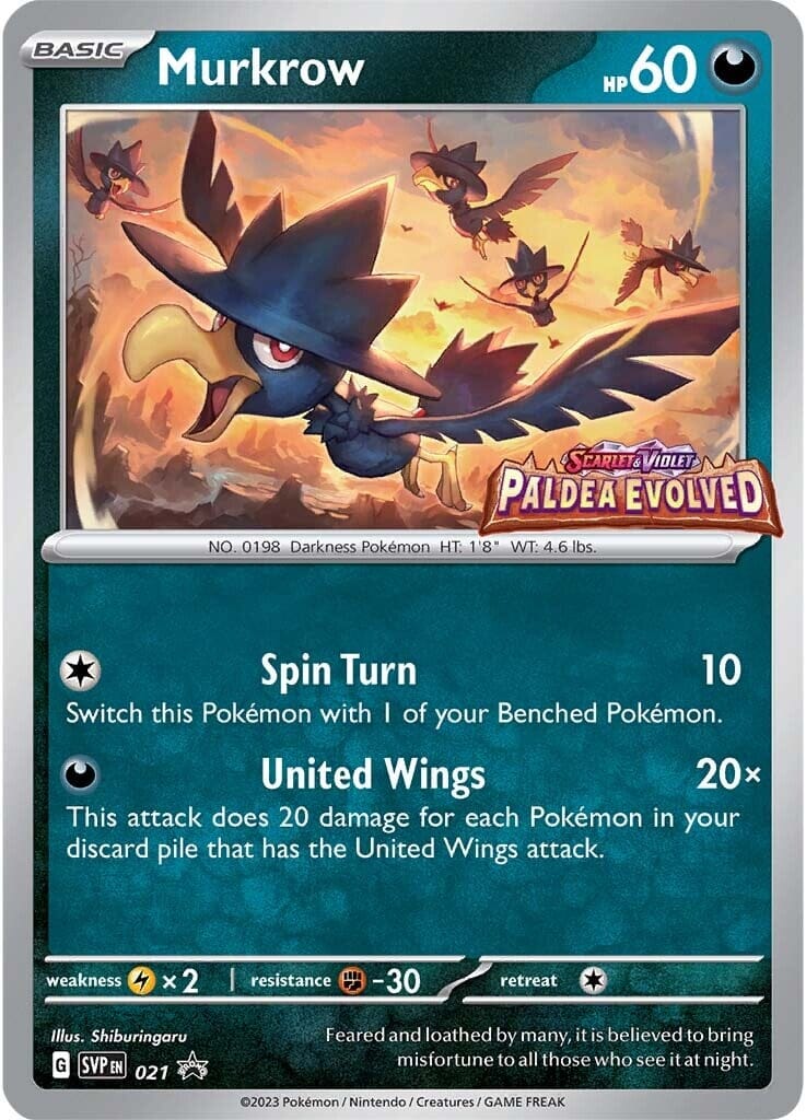 Murkrow (021) [Scarlet & Violet: Black Star Promos] Pokemon Single Pokémon  | Multizone: Comics And Games