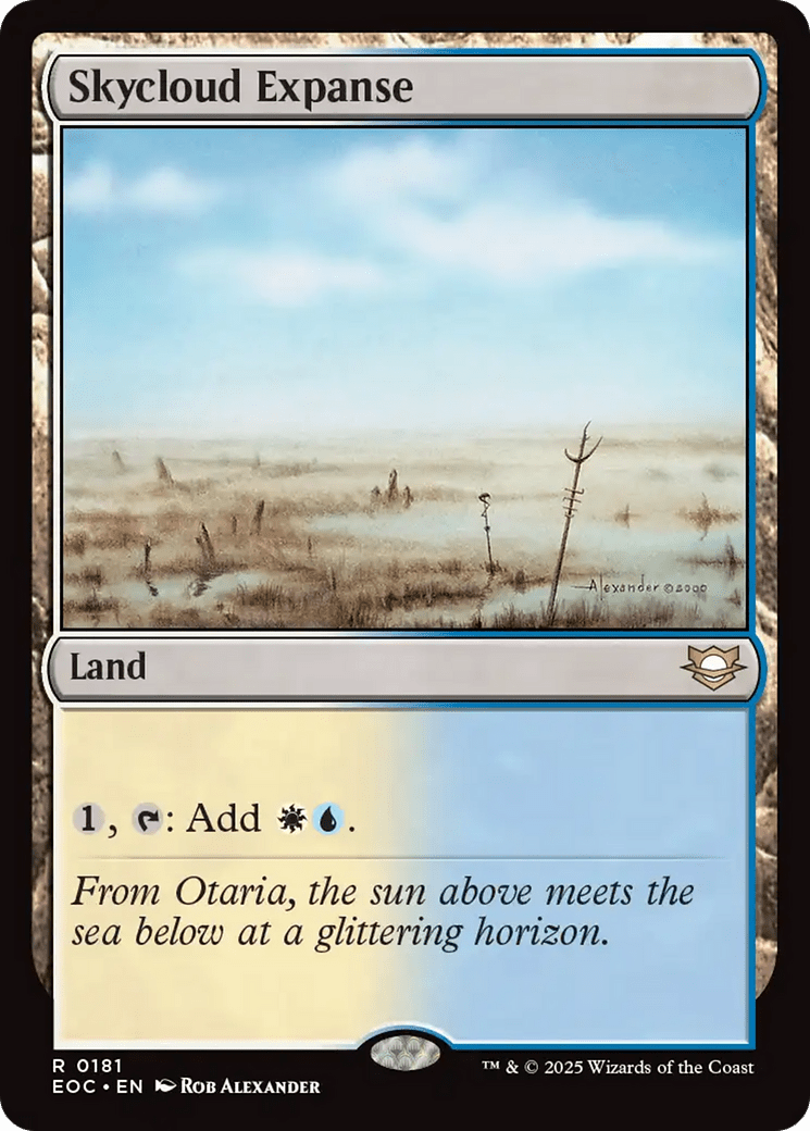 Skycloud Expanse [Edge of Eternities Commander] MTG Single Magic: The Gathering  | Multizone: Comics And Games