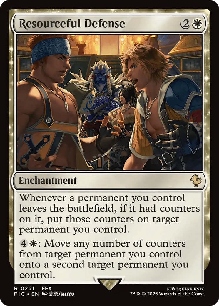 Resourceful Defense [FINAL FANTASY Commander] MTG Single Magic: The Gathering  | Multizone: Comics And Games