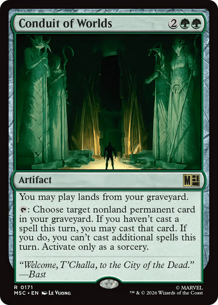 Conduit of Worlds (Surge Foil) [Marvel Super Heroes Commander] MTG Single Magic: The Gathering  | Multizone: Comics And Games