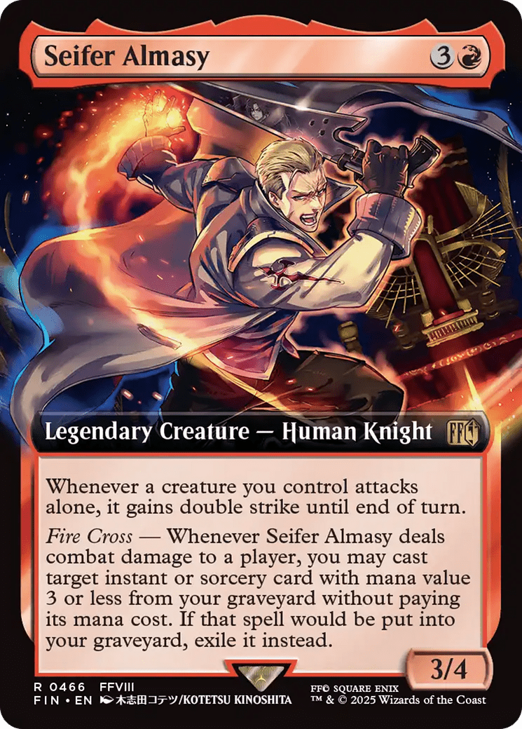 Seifer Almasy (Extended Art) [FINAL FANTASY] MTG Single Magic: The Gathering  | Multizone: Comics And Games