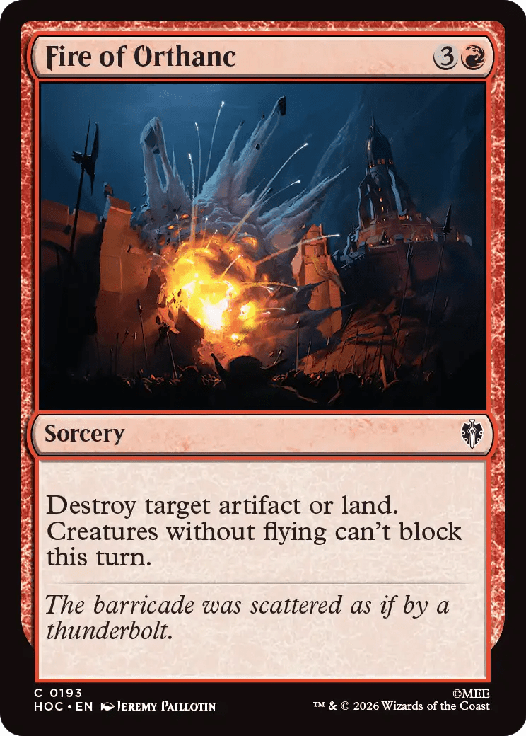 Fire of Orthanc [The Hobbit: Eternal-Legal] MTG Single Magic: The Gathering  | Multizone: Comics And Games