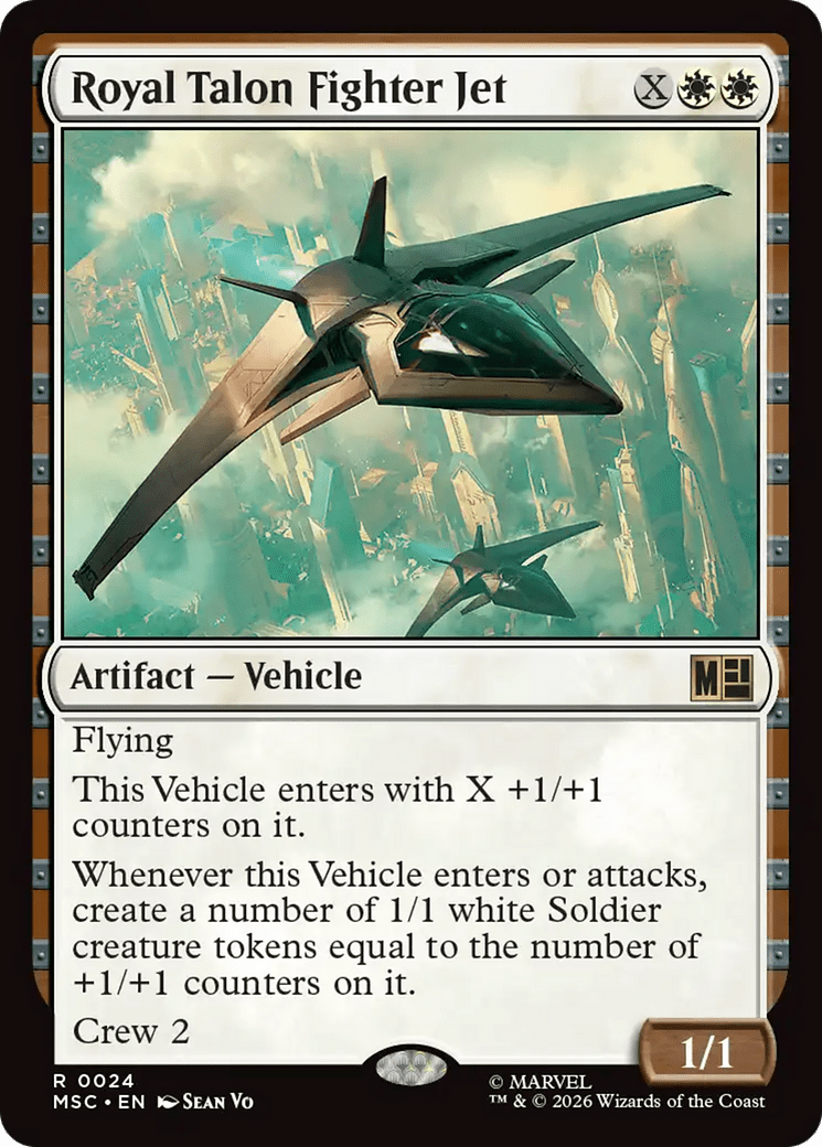 Royal Talon Fighter Jet [Marvel Super Heroes Commander] MTG Single Magic: The Gathering  | Multizone: Comics And Games