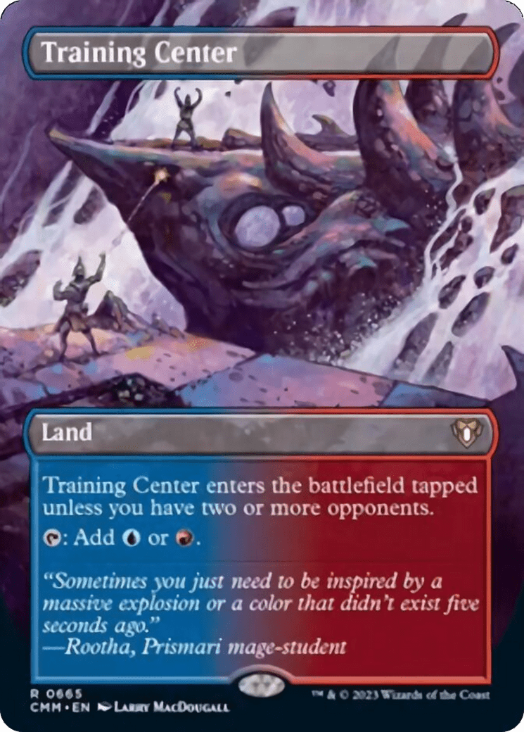 Training Center (Borderless Alternate Art) [Commander Masters] MTG Single Magic: The Gathering  | Multizone: Comics And Games