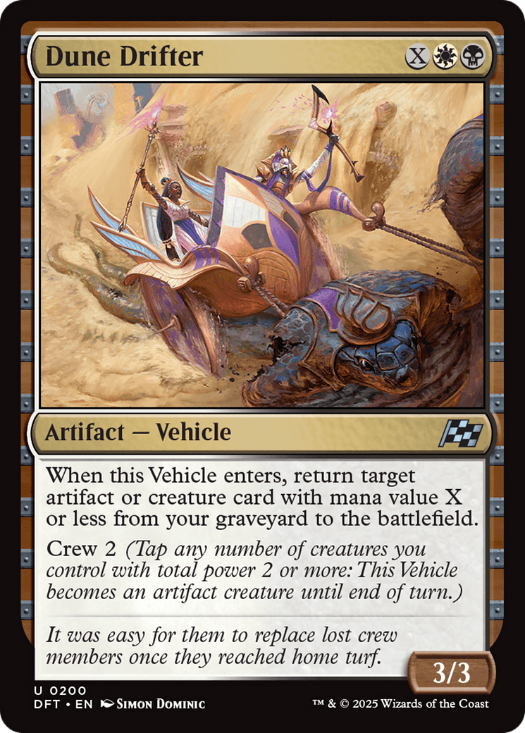 Dune Drifter [Aetherdrift] MTG Single Magic: The Gathering  | Multizone: Comics And Games