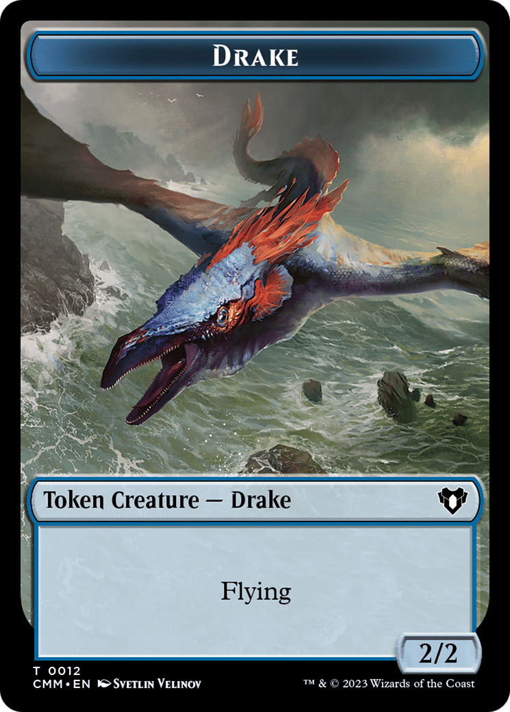 Eldrazi Scion // Drake Double-Sided Token [Commander Masters Tokens] MTG Single Magic: The Gathering  | Multizone: Comics And Games