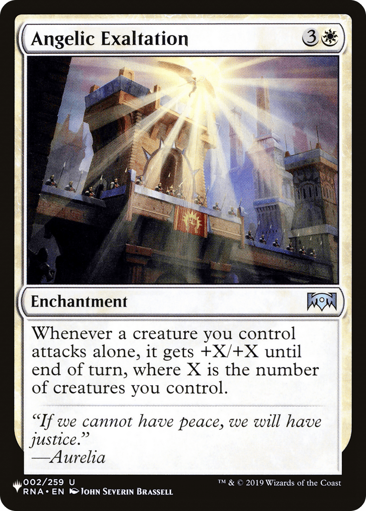 Angelic Exaltation [The List] MTG Single Magic: The Gathering  | Multizone: Comics And Games