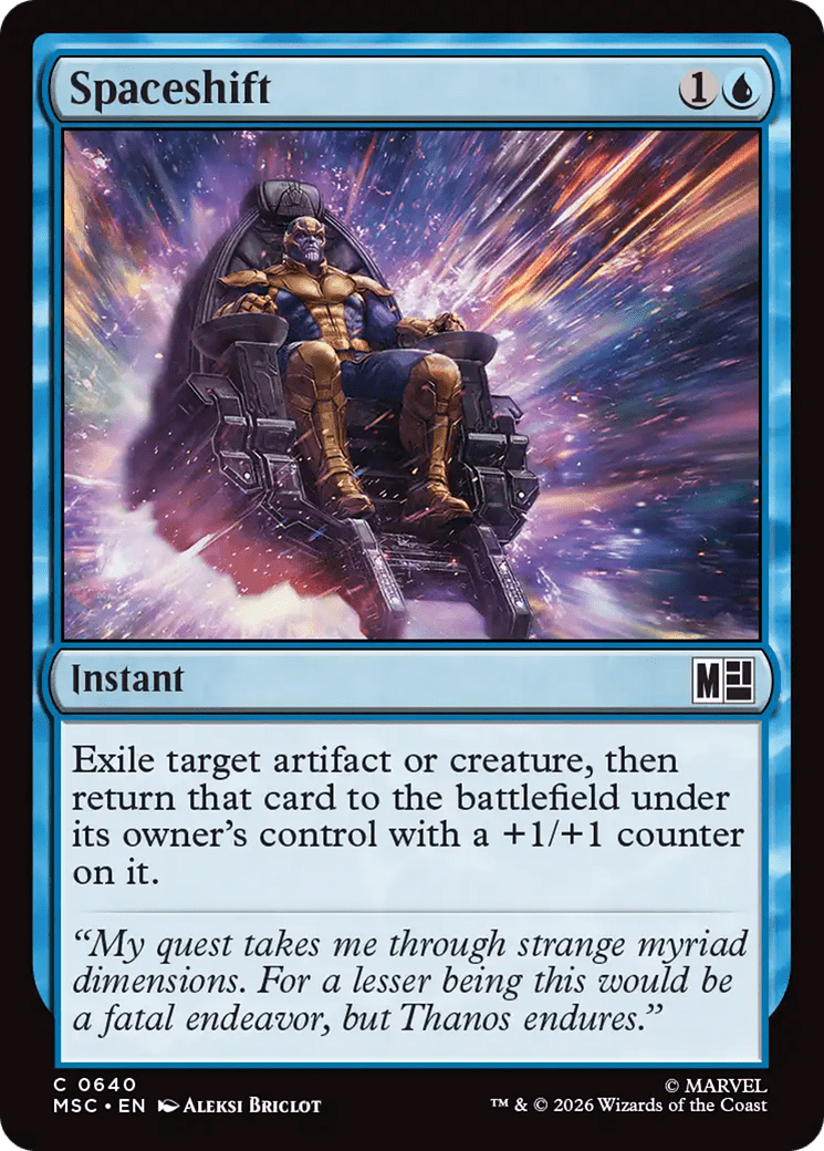 Spaceshift [Marvel Super Heroes Commander] MTG Single Magic: The Gathering  | Multizone: Comics And Games