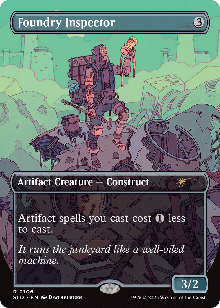 Foundry Inspector (Galaxy Foil) [Secret Lair Drop Series] MTG Single Magic: The Gathering  | Multizone: Comics And Games