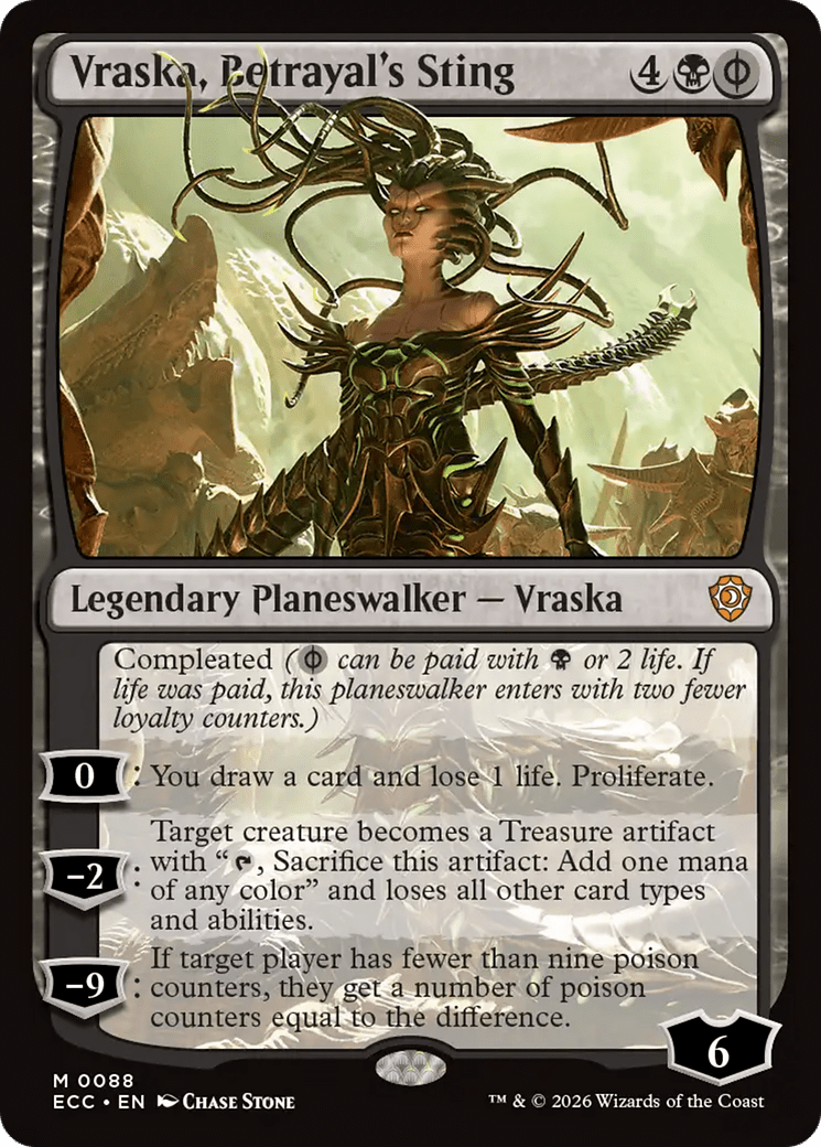 Vraska, Betrayal's Sting [Lorwyn Eclipsed Commander] MTG Single Magic: The Gathering  | Multizone: Comics And Games