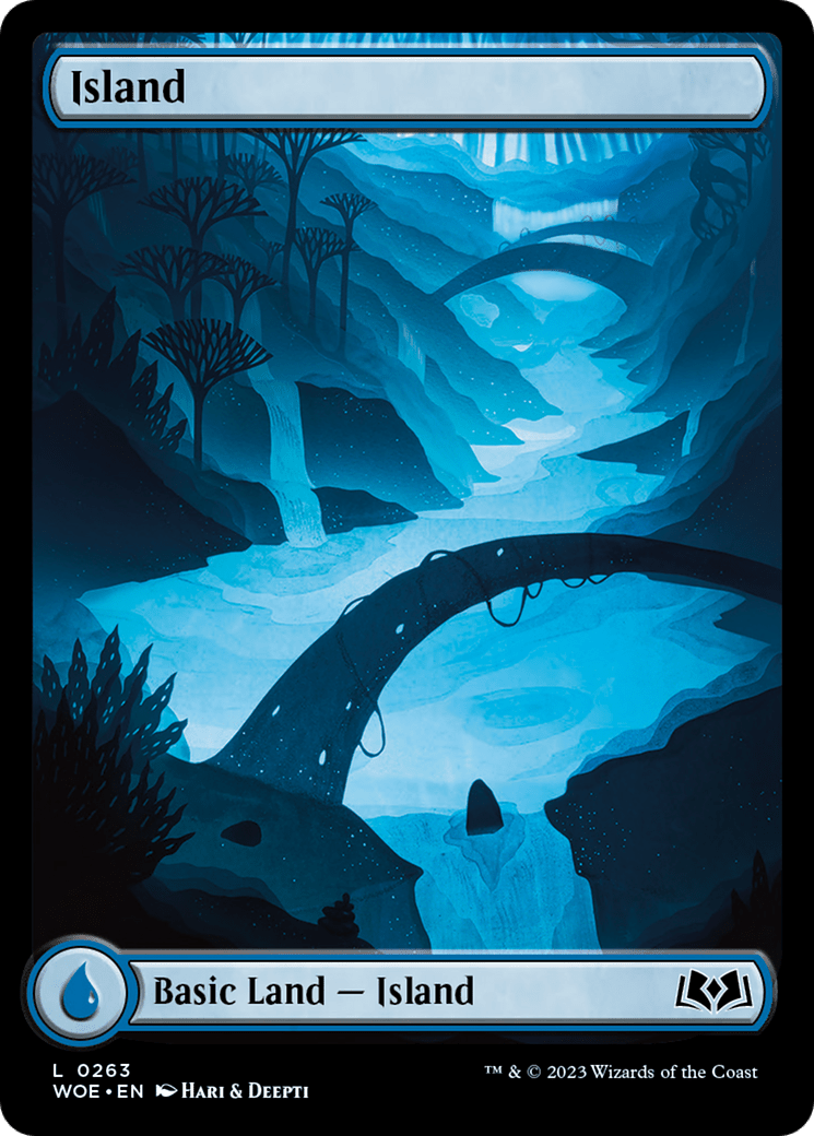 Island (263) (Full-Art) [Wilds of Eldraine] MTG Single Magic: The Gathering  | Multizone: Comics And Games
