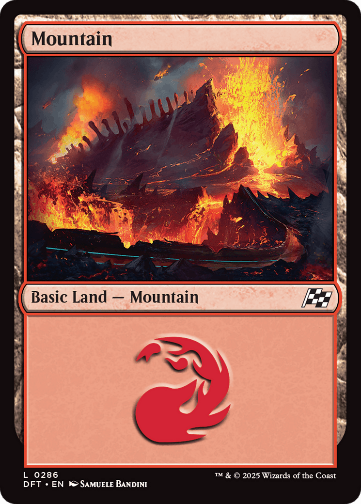 Mountain (0286) [Aetherdrift] MTG Single Magic: The Gathering  | Multizone: Comics And Games