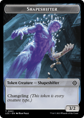 Salamander Warrior // Shapeshifter Double-Sided Token [The Lost Caverns of Ixalan Commander Tokens] MTG Single Magic: The Gathering  | Multizone: Comics And Games