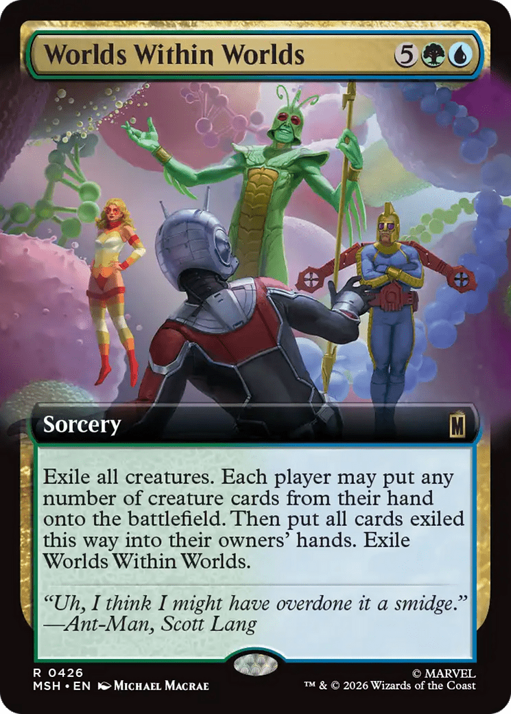 Worlds Within Worlds (Extended Art) [Marvel Super Heroes] MTG Single Magic: The Gathering  | Multizone: Comics And Games