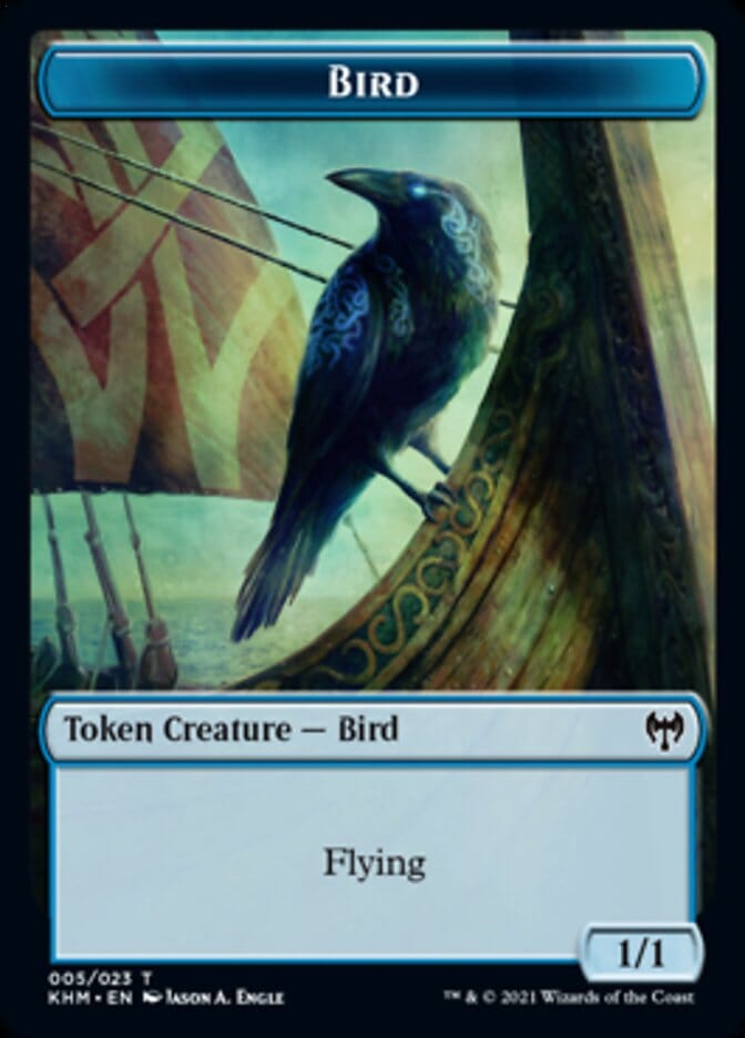 Bird Token [Kaldheim Tokens] MTG Single Magic: The Gathering  | Multizone: Comics And Games