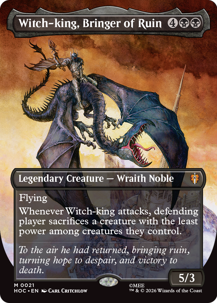 Witch-king, Bringer of Ruin (Borderless) [The Hobbit] | Multizone: Comics And Games