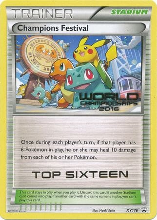 Champions Festival 2016 Top Sixteen (XY176) [XY: Black Star Promos] Pokemon Single Pokémon  | Multizone: Comics And Games