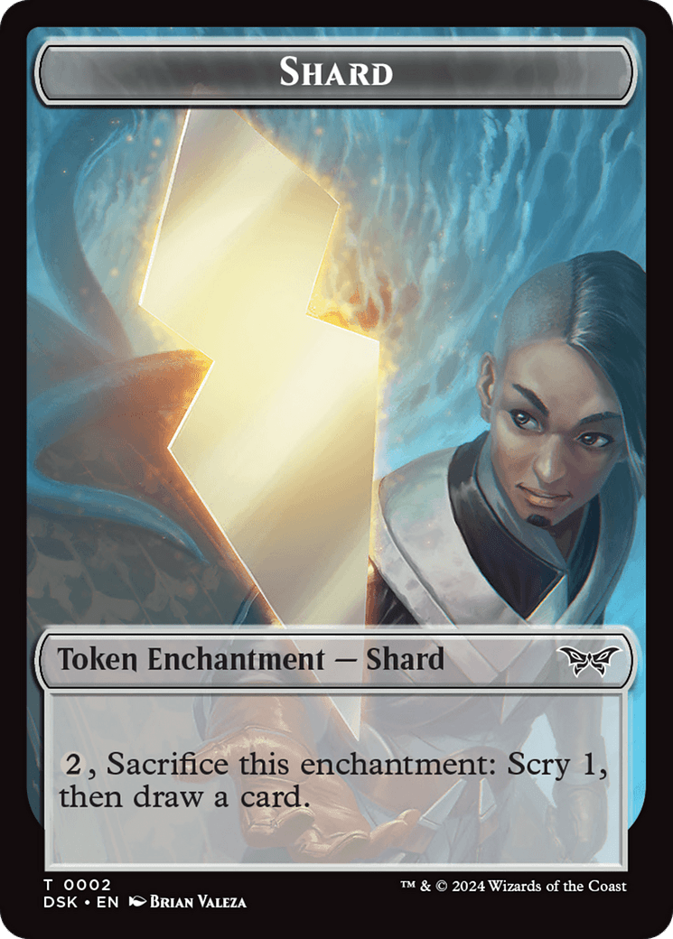 Shard // Treasure Double-Sided Token [Duskmourn: House of Horror Tokens] MTG Single Magic: The Gathering  | Multizone: Comics And Games