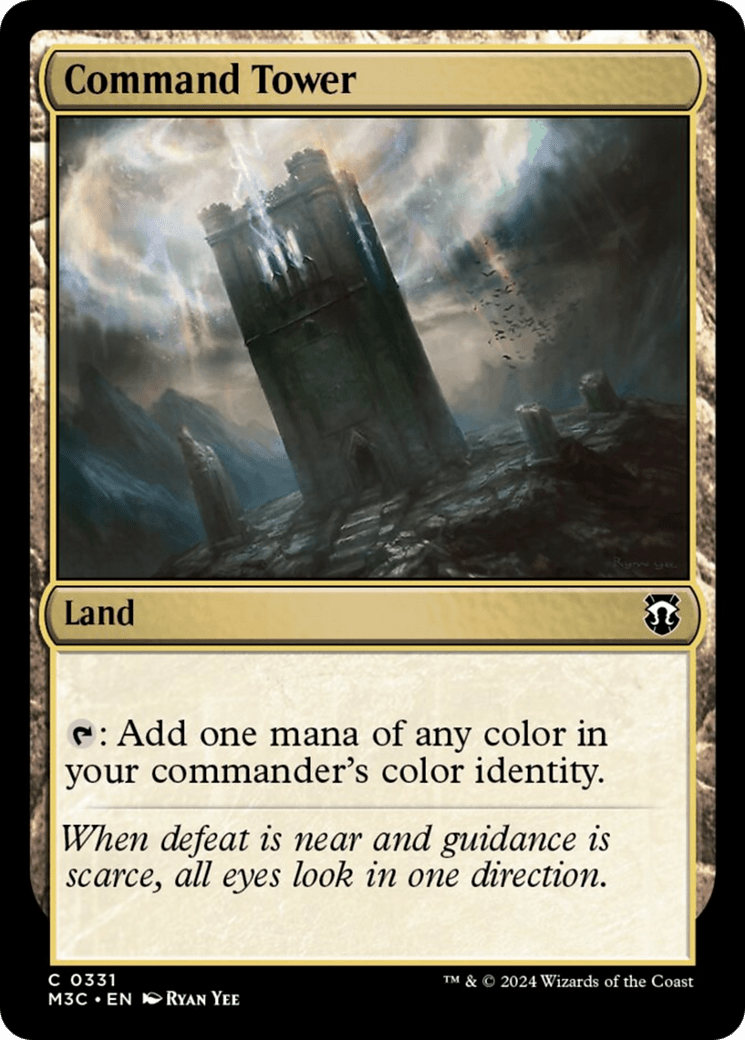 Command Tower (Ripple Foil) [Modern Horizons 3 Commander] MTG Single Magic: The Gathering  | Multizone: Comics And Games