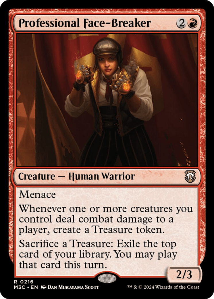 Professional Face-Breaker [Modern Horizons 3 Commander] MTG Single Magic: The Gathering  | Multizone: Comics And Games