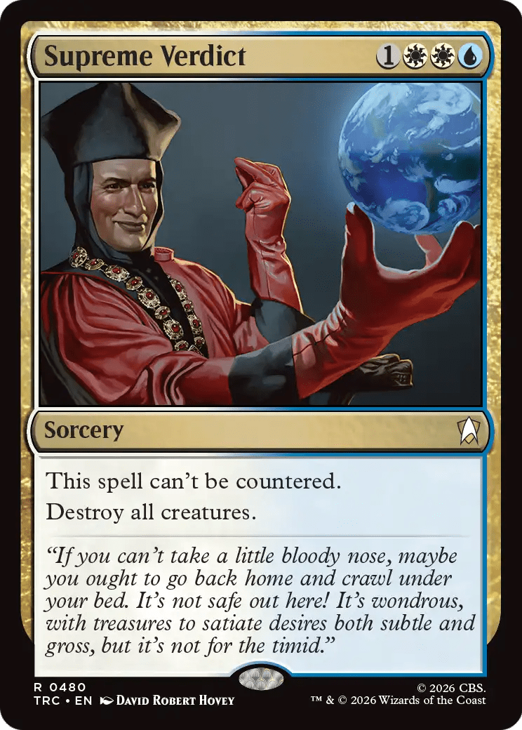 Supreme Verdict [Star Trek Commander] MTG Single Magic: The Gathering  | Multizone: Comics And Games