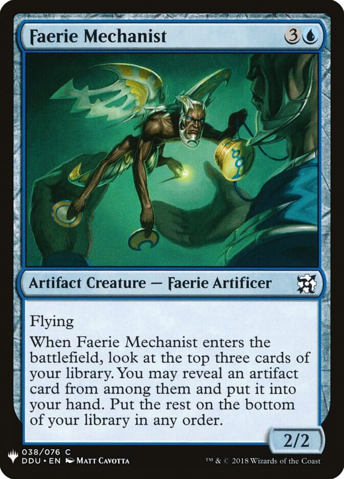 Faerie Mechanist [Mystery Booster] MTG Single Magic: The Gathering  | Multizone: Comics And Games
