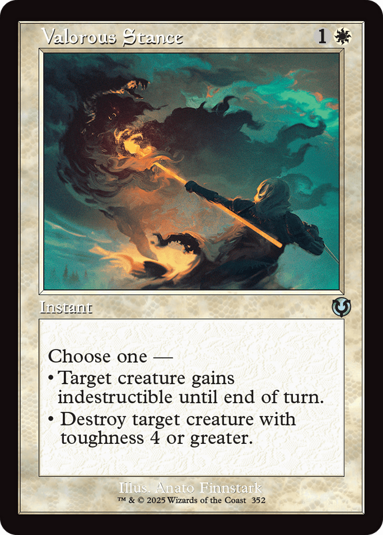 Valorous Stance (Retro Frame) [Innistrad Remastered] MTG Single Magic: The Gathering  | Multizone: Comics And Games