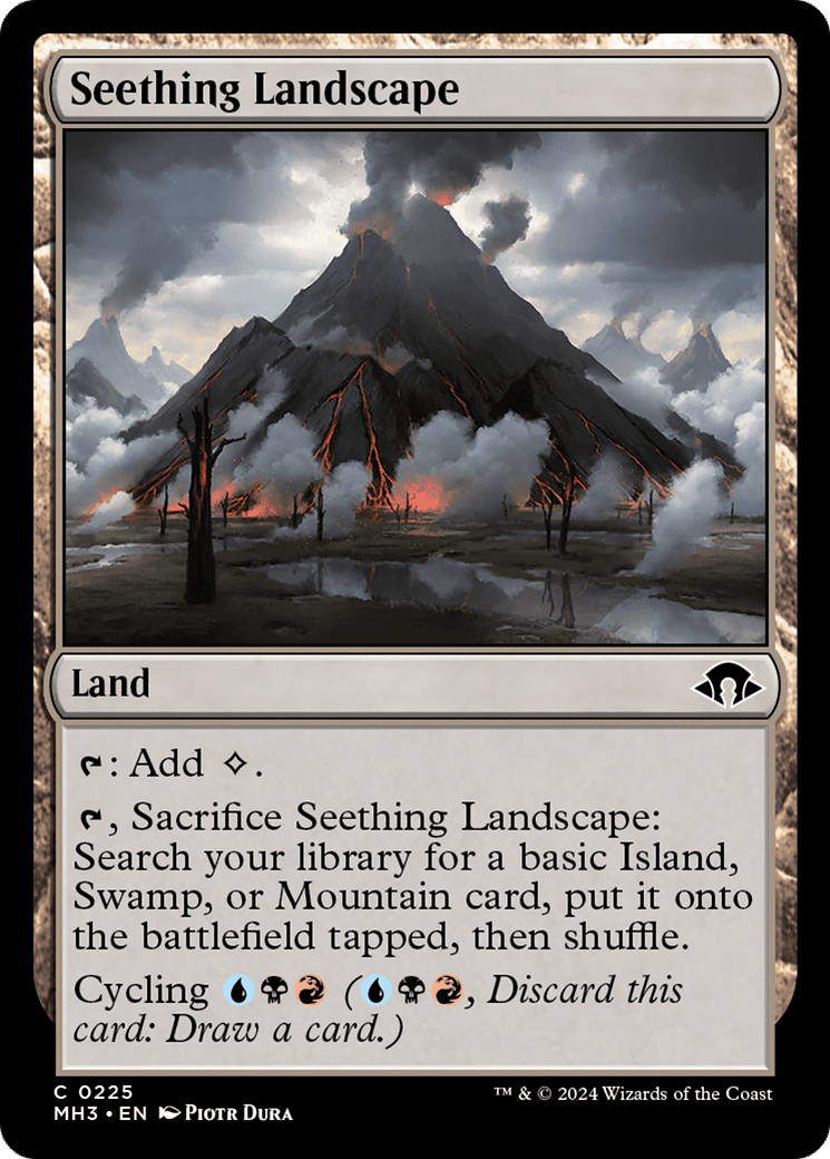 Seething Landscape [Modern Horizons 3] MTG Single Magic: The Gathering  | Multizone: Comics And Games