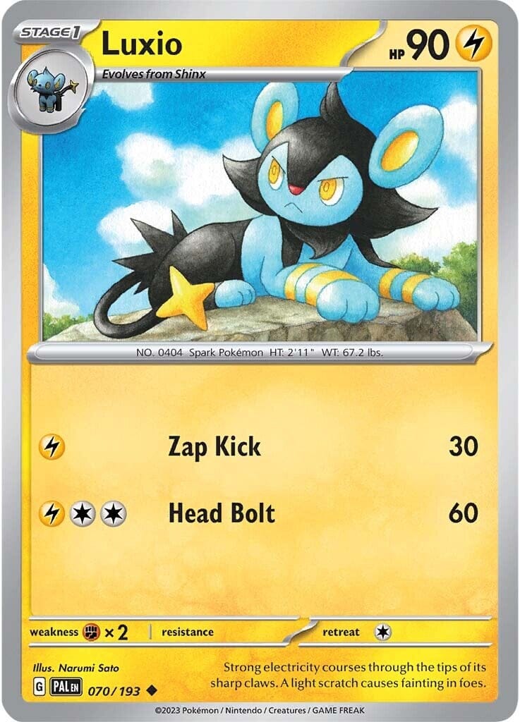 Luxio (070/193) [Scarlet & Violet: Paldea Evolved] Pokemon Single Pokémon  | Multizone: Comics And Games