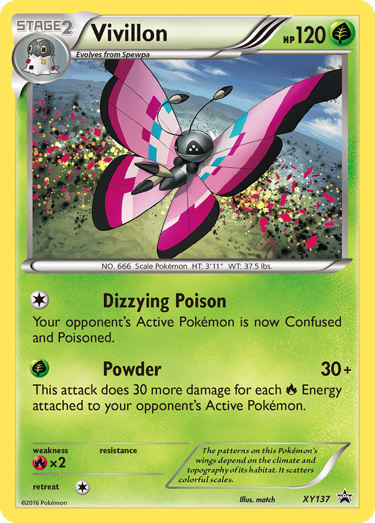 Vivillon (XY137) [XY: Black Star Promos] Pokemon Single Pokémon  | Multizone: Comics And Games