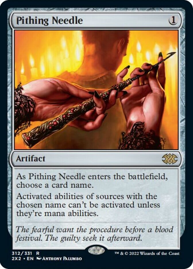 Pithing Needle [Double Masters 2022] MTG Single Magic: The Gathering  | Multizone: Comics And Games