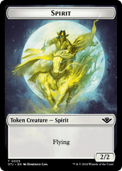 Mercenary // Spirit Double-Sided Token [Outlaws of Thunder Junction Tokens] MTG Single Magic: The Gathering  | Multizone: Comics And Games
