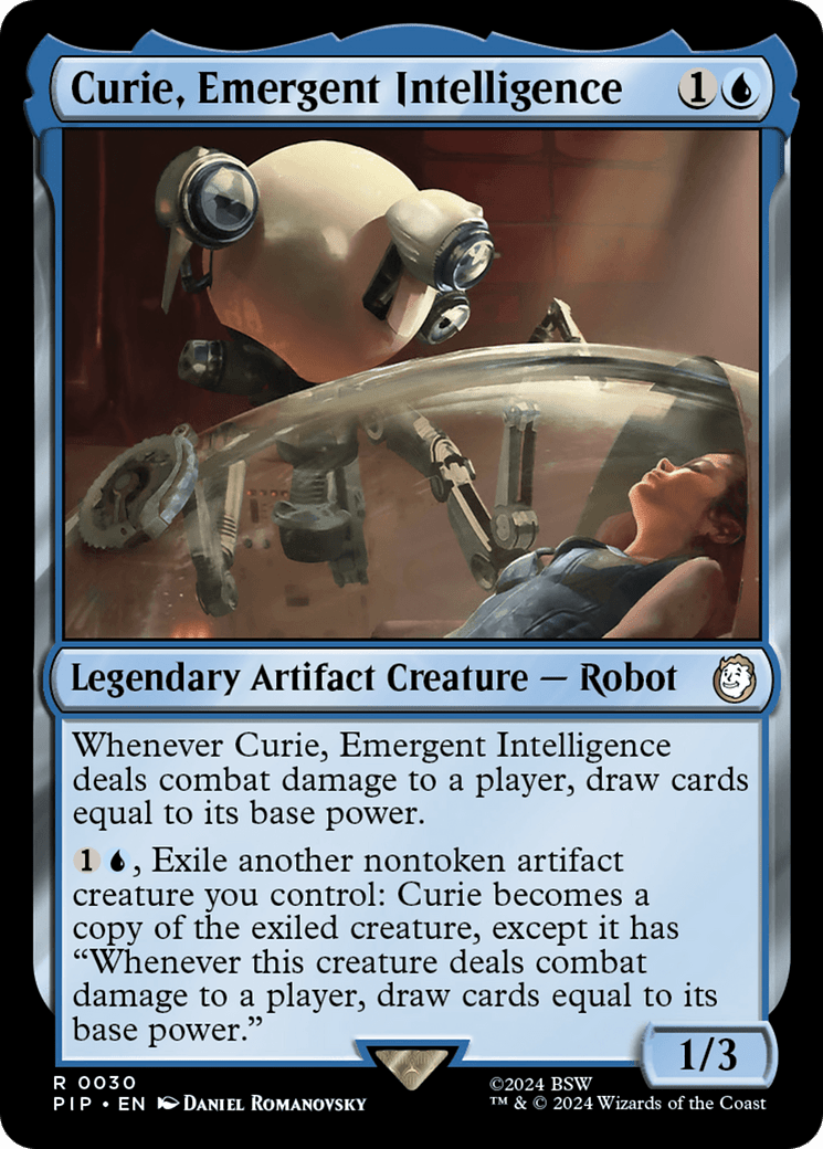 Curie, Emergent Intelligence [Fallout] MTG Single Magic: The Gathering  | Multizone: Comics And Games