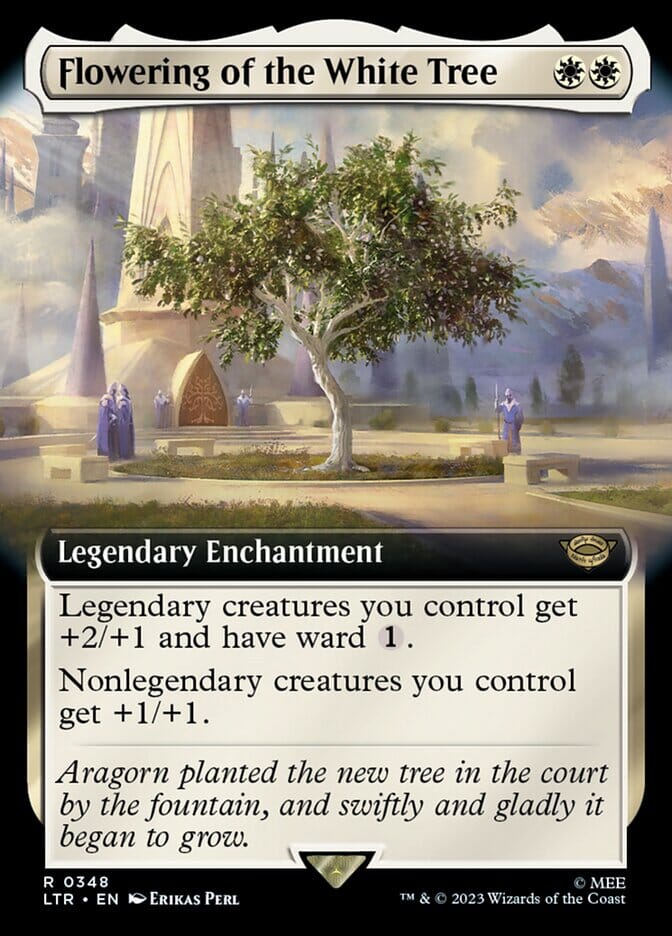 Flowering of the White Tree (Extended Art) [The Lord of the Rings: Tales of Middle-Earth] MTG Single Magic: The Gathering  | Multizone: Comics And Games