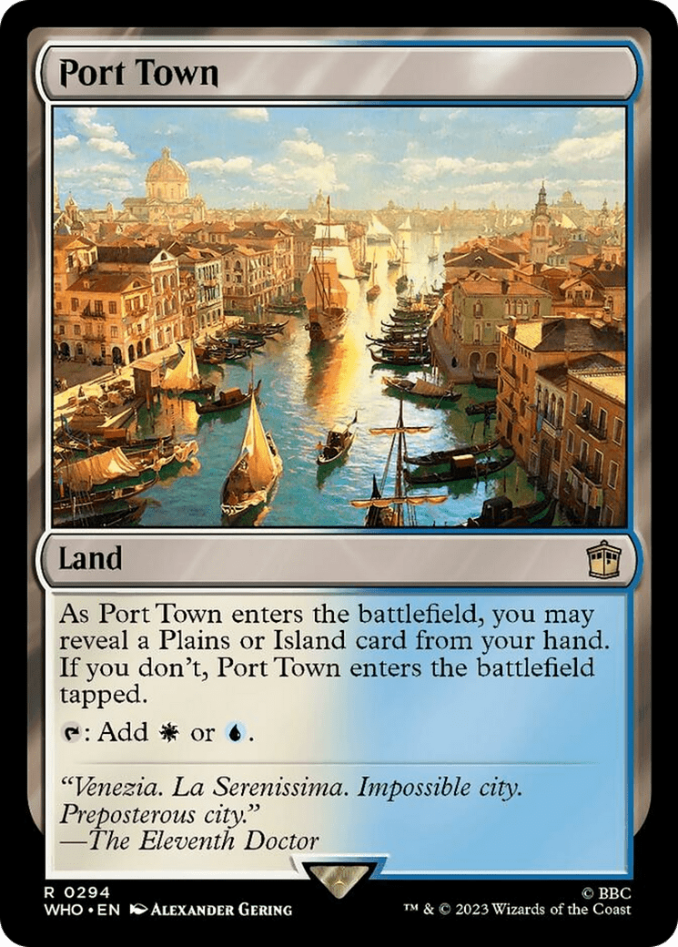 Port Town [Doctor Who] MTG Single Magic: The Gathering  | Multizone: Comics And Games