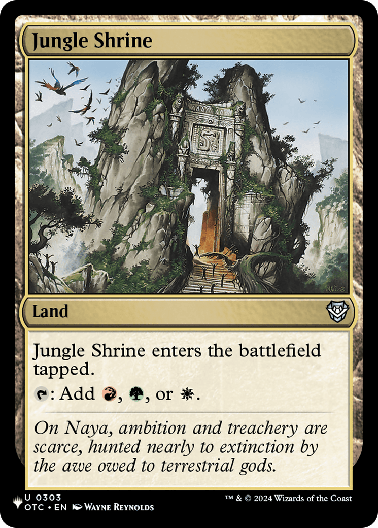 Jungle Shrine (OTC) [The List] MTG Single Magic: The Gathering  | Multizone: Comics And Games