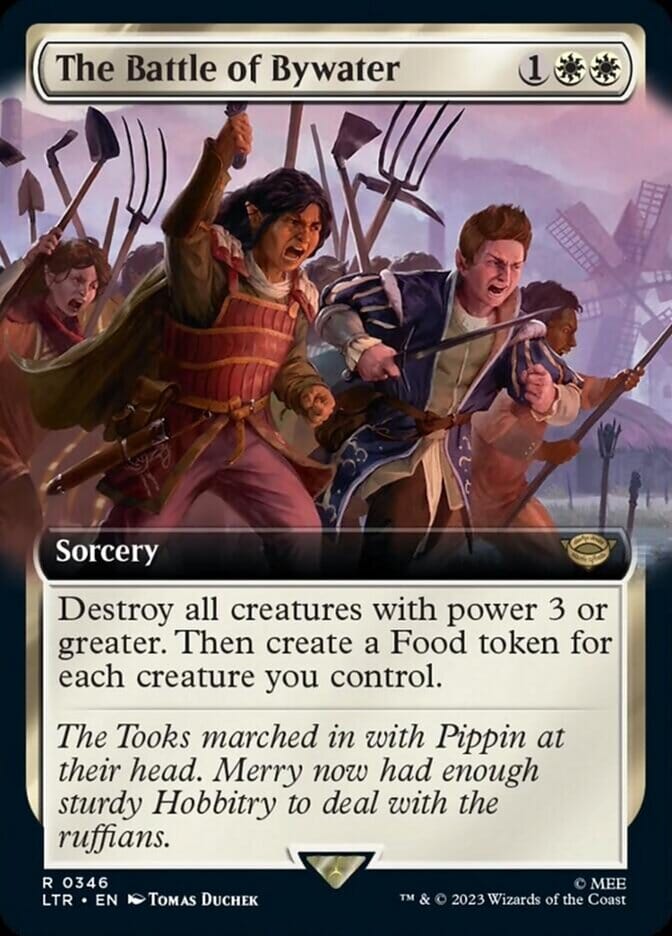 The Battle of Bywater (Extended Art) [The Lord of the Rings: Tales of Middle-Earth] MTG Single Magic: The Gathering  | Multizone: Comics And Games