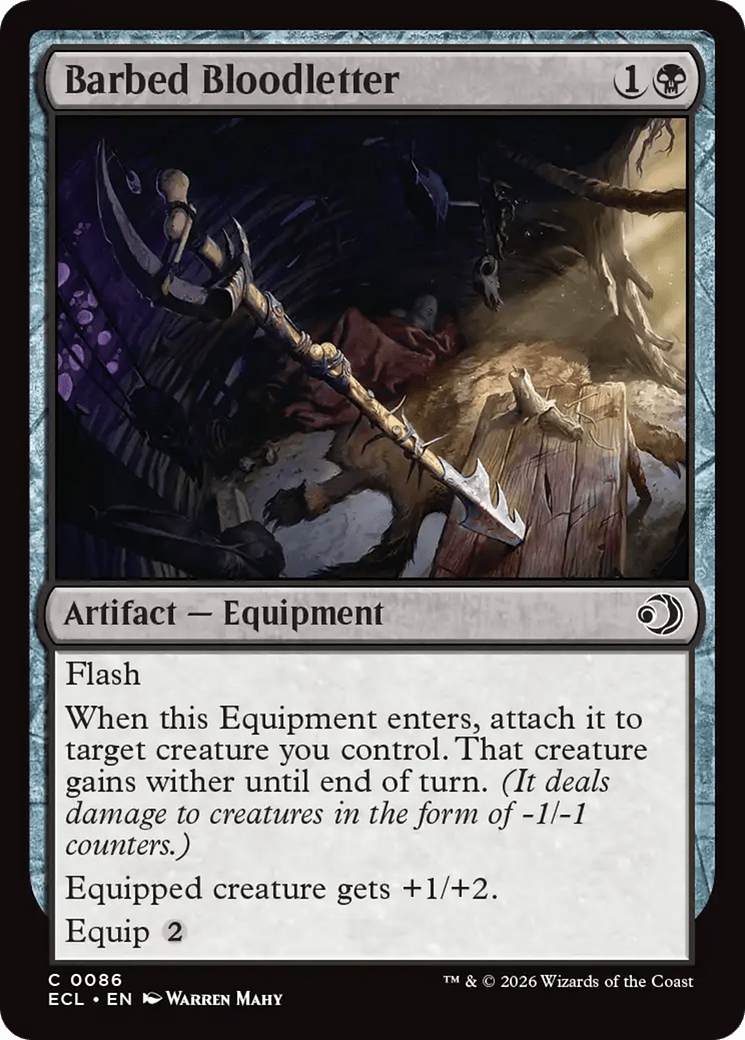 Barbed Bloodletter [Lorwyn Eclipsed] MTG Single Magic: The Gathering  | Multizone: Comics And Games