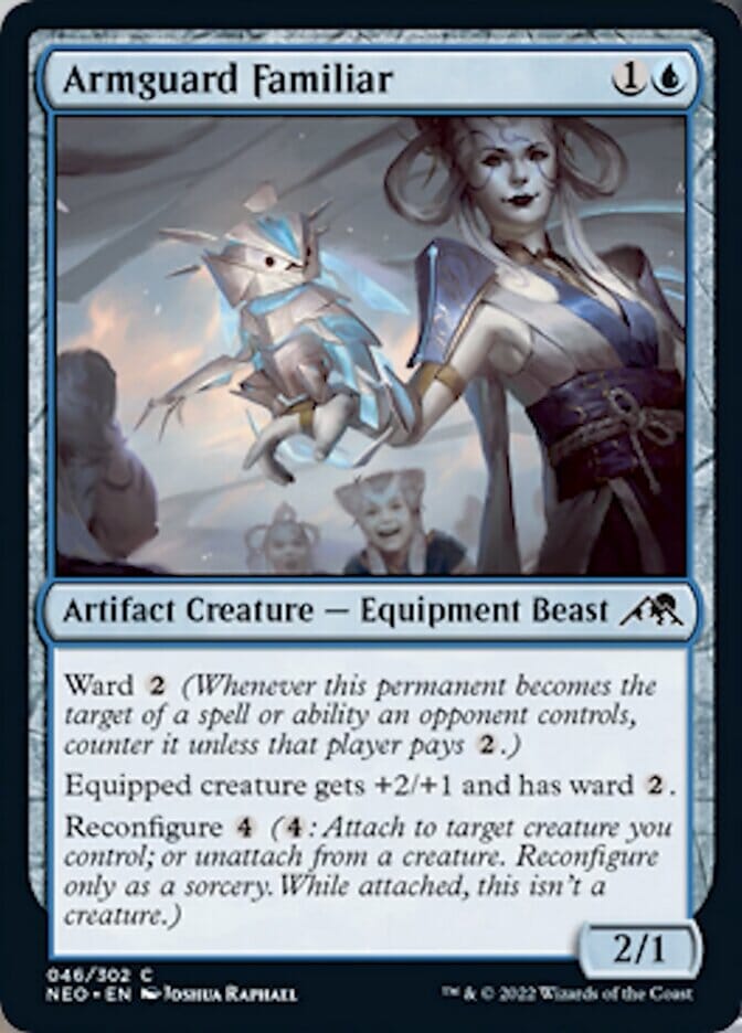 Armguard Familiar [Kamigawa: Neon Dynasty] MTG Single Magic: The Gathering  | Multizone: Comics And Games