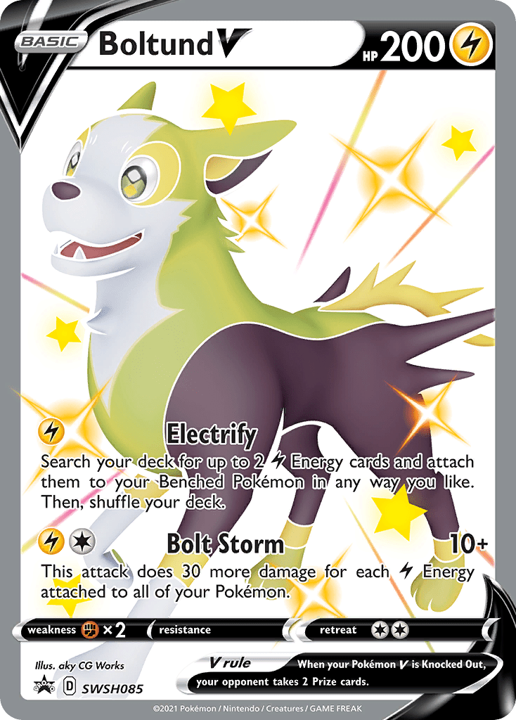 Boltund V (SWSH085) [Sword & Shield: Black Star Promos] Pokemon Single Pokémon  | Multizone: Comics And Games