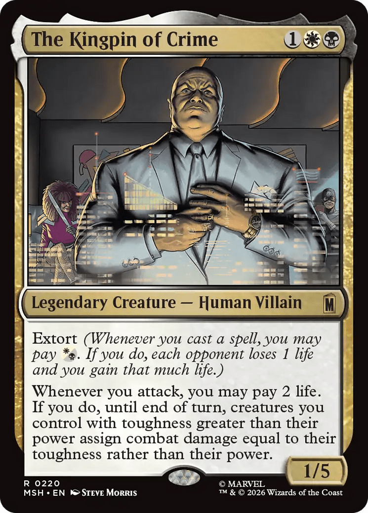The Kingpin of Crime [Marvel Super Heroes] MTG Single Magic: The Gathering  | Multizone: Comics And Games