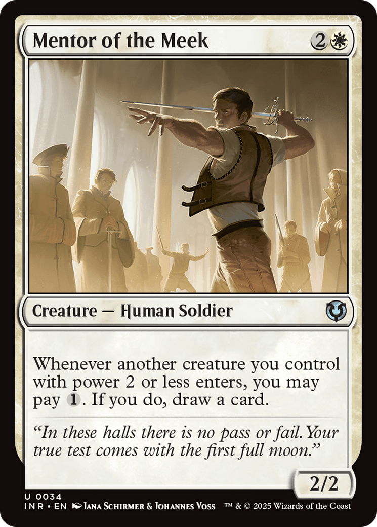 Mentor of the Meek [Innistrad Remastered] MTG Single Magic: The Gathering  | Multizone: Comics And Games