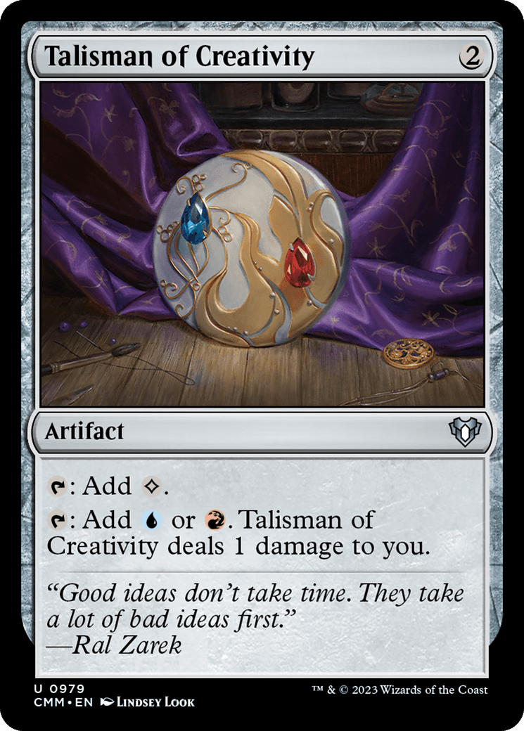 Talisman of Creativity [Commander Masters] MTG Single Magic: The Gathering  | Multizone: Comics And Games