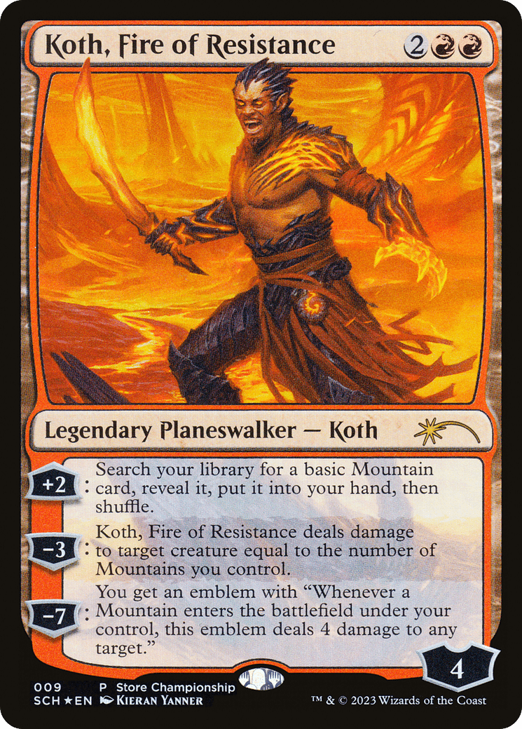 Koth, Fire of Resistance [Store Championships 2023] MTG Single Magic: The Gathering  | Multizone: Comics And Games