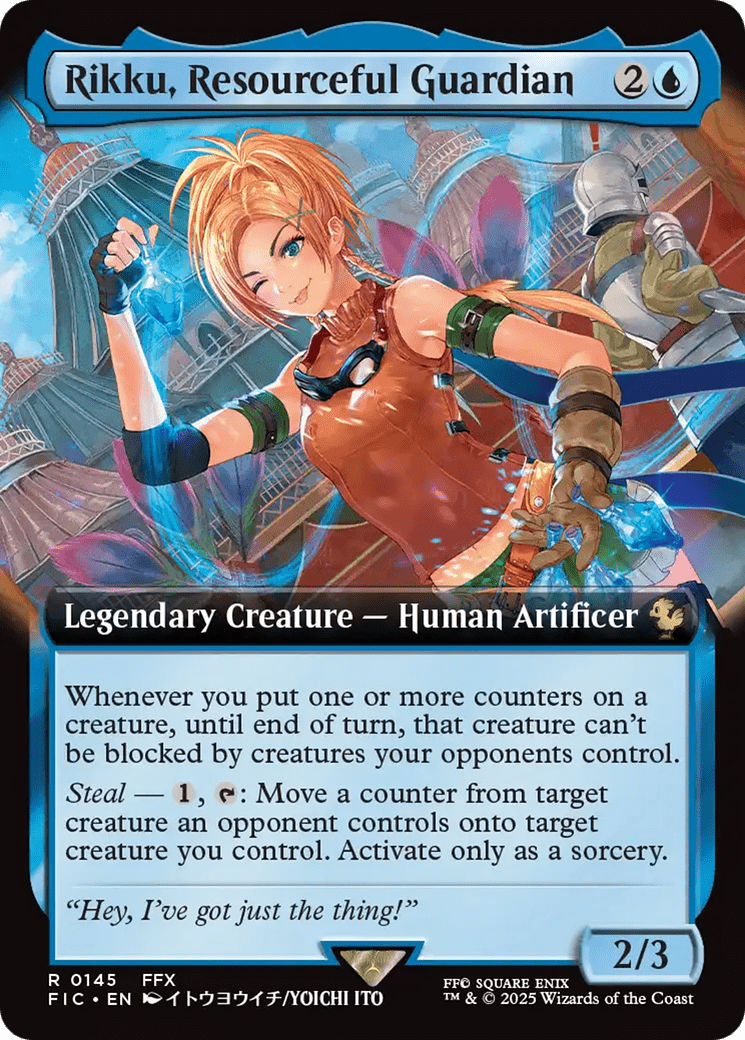 Rikku, Resourceful Guardian (Extended Art) [FINAL FANTASY Commander] MTG Single Magic: The Gathering  | Multizone: Comics And Games